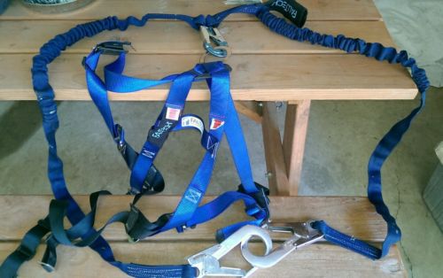Falltech harness and lanyard
