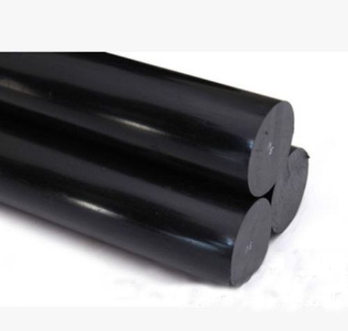 2 pcs nylon polyamide pa plastic round rod stick stock black 10mm x 250mm for sale