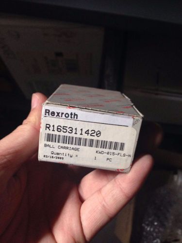 Bosch Rexroth R165311420 Ball Rail Runner Block NEW