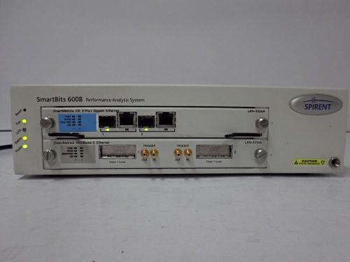 Spirent smartbits smb-600b 2-slot chassis w/lan-3320a and lan-3310 modules for sale