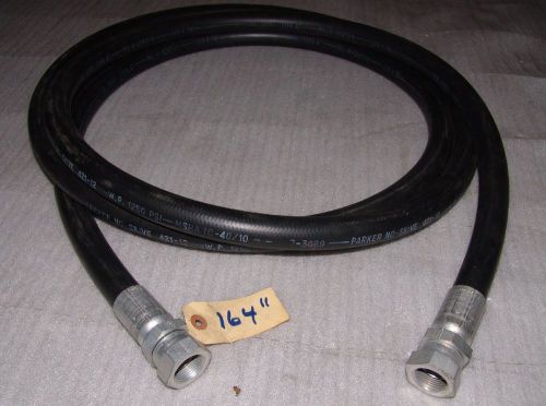 Hydraulic hose Parker  3/4 &#034; x 164&#034; , 1250psi , 421-12 swivel fittings