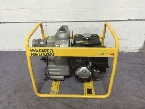 Wacker neuson pt3 - honda gx 240 3” trash &amp; water pump for sale