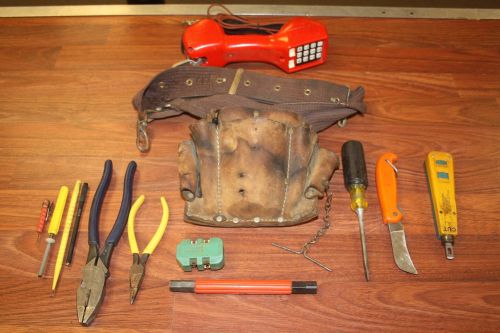 Harris Dracon TS21 &amp; Electricians Pouch w/ Tools ~Make Offer~ *Free Shipping*