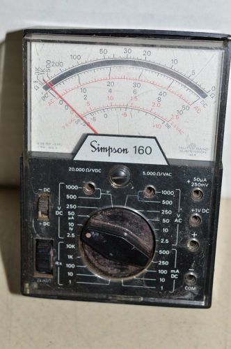 VINTAGE Simpson 160 TEST METER