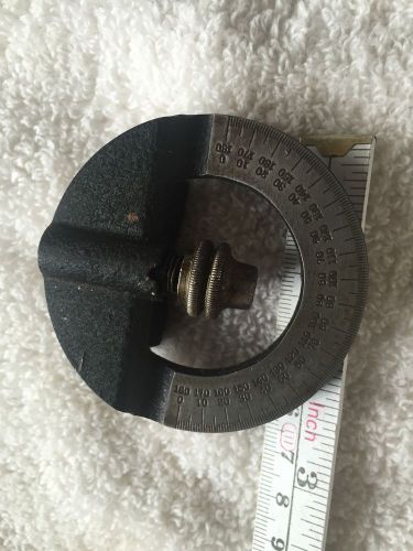 machinist tools, metal working measuring collectable blade protractor