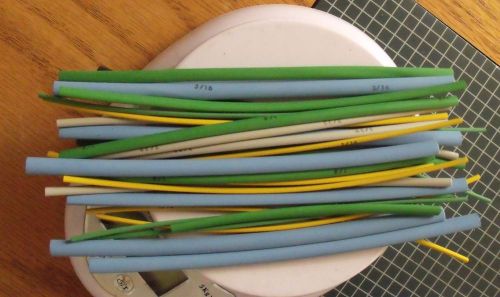 Assortment heat shrink tubing tube sleeving wrap wire 1/16 to 3/64 for sale
