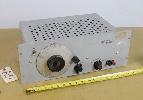 Oscillator; Audio; HP Model 201CR (CTAM #8151)
