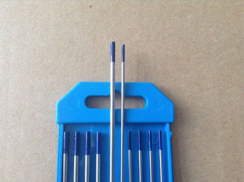 10 pcs .040&#034;&amp;1/16&#034;* 7&#034;, wy20, sky blue 2% yttriated tungsten tig electrodes for sale
