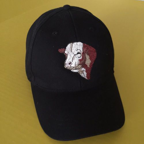 Hereford  - Ball Cap - Black - Adult Size