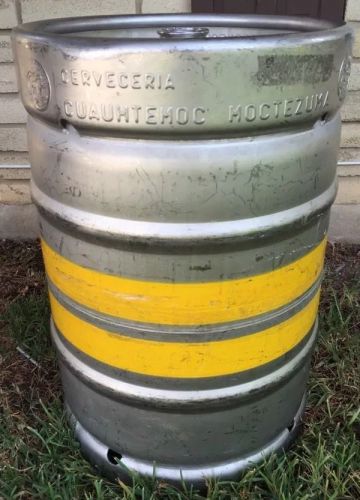 Cuauhtemoc Moctezuma Mexico 15.5 Gallon Stainless Steel Beer Keg Fast Ship