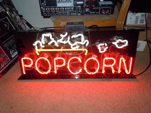 neon popcorn sign