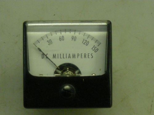Pioneer Instrumentattion 0-150 DC Milliampere Meter