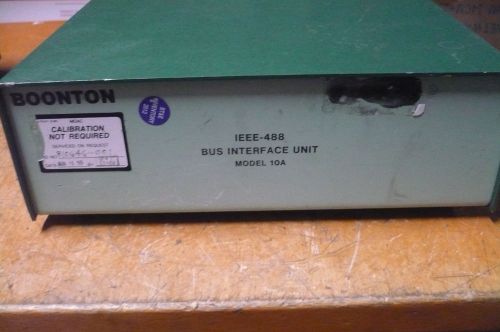BOONTON IEEE-488 BUS INTERFACE UNIT MODEL 10A