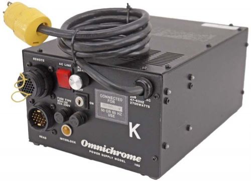 Omnichrome 160T/KB Argon-Ion Laser Power Supply Unit 208-256VAC 47-63Hz 2700W
