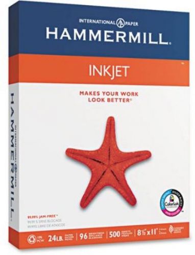 Hammermill Inkjet Paper, 96 Brightness, 24lb, 8-1/2 X 11, White, 500 Sheets/Ream