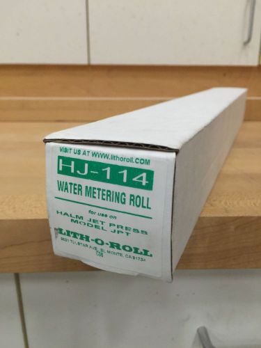 Hj 114  water metering roller made by lith-o-roll for sale