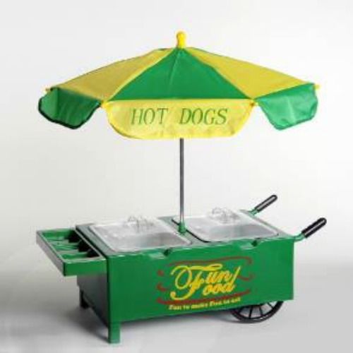Old fashioned hot dog cart table-top concession stand tabletop catering for sale