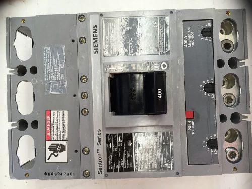 Siemens ite sentron series hjxd63b400 400a 600v circuit breaker for sale