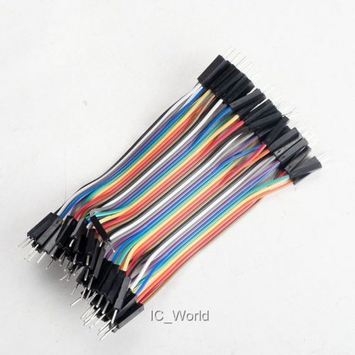 Dupont Wire Male to Male M/M Jumper Wire Ribbon Cable 2.54mm 10CM for Arduino 40