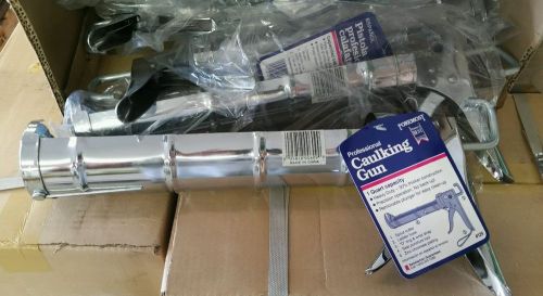 Lot of 12 -1 Qt. Caulking Gun Large Size - Metal -New