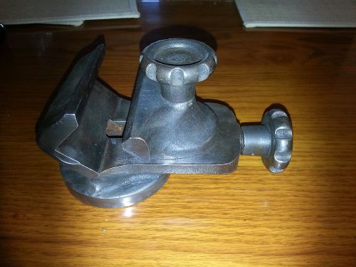 Vintage 3-3/8&#034; Machinist (lathe??) vice with  degree markings on turret
