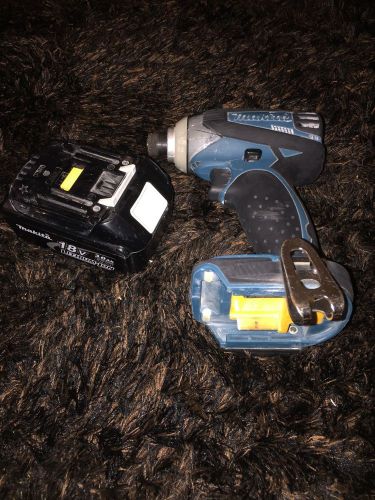 Makita Xdt01 3-Speed Brushless Impact Drill &amp; 18v 3.0a Battery. Great Condition!