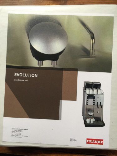 Franke Evolution Espresso Machine Service Repair Manual