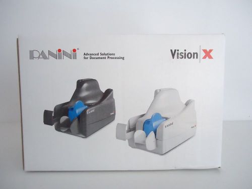 NEW PANINI VISION X USB POS CHECK SCANNER VX1FNJ DOC FEEDER QUIET OPERATION