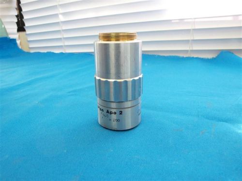 Mitutoyo m plan apo 2 678-801 objective lens for sale