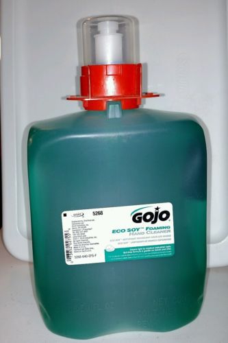 New gojo 5268 eco soy foaming hand soap cleaner 2l industrial 5268-640-efs-f for sale