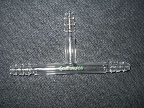 Chemglass 9mm od hose t-shaped connecting tube, cg-4022-01 for sale