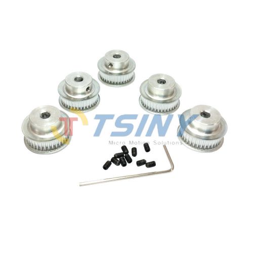 5pcs 36 teeth bore 5mm 8mm aluminum alloy 2gt timing pulley for robot parts for sale