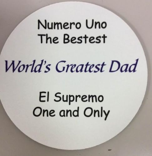 Mouse Pad for fathers day gift  custom made for him