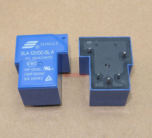 5pcs power relay spst 30a load 1 form a 12v coil sla-12vdc-sl-a songle for sale