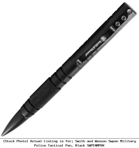 Smith and Wesson Swpen Military Police Tactical Pen, Black SWPENMPBK