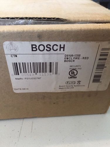 Bosch D8109 Red Fire Control Panel Enclosure Box