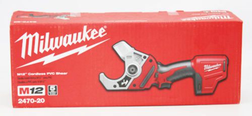 Milwaukee M12 PVC Shear Tool 2470-20 Cut Off Tool New in Box ~
