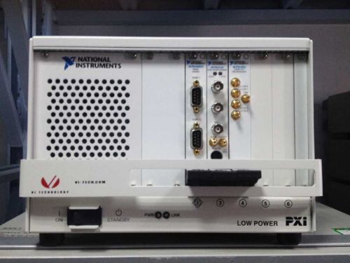 National Instruments NI PXI-1033 CHASSIS w/ PXI8432-2, PXI5122 and PXI 2554.