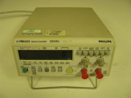 Fluke / PHILIPS PM6665 Counter / Timer 120MHz - FL10