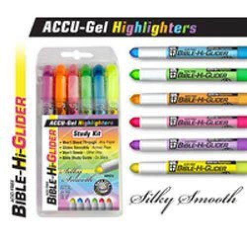 1 X ACCU-Gel Highlighters Study Kit