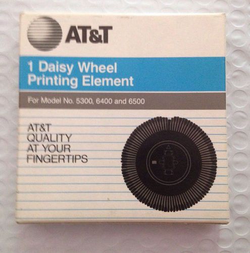At&amp;t daisy wheel printing element script 12 for typewriter 5300 6400 6500 sealed for sale