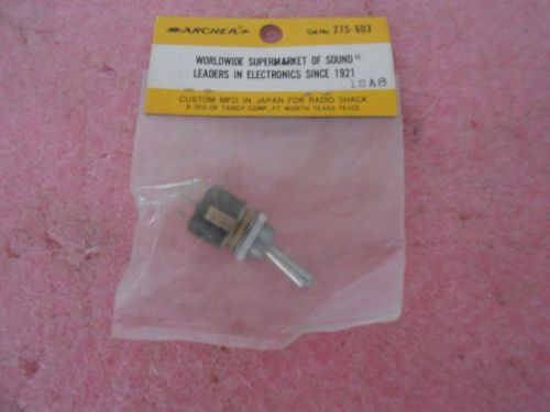 5 Amp  SPDT  Toggle Switch  CONTACT RATING  (  5 AMPS 125 VAC ) BRAND NEW