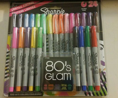 Sharpie Ultra Fine, Limited Edition 80&#039;s Glam set - 24 Pack