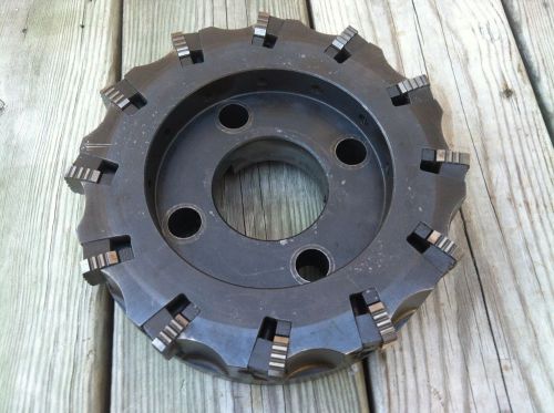 8&#034; Diameter Face Mill, Rougher Inserts. 2 1/2&#034; Hole/Mount Size, 12 Inserts