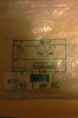 Thomas &amp; Betts 703-1/2  Superstrut-1/2&#034; PIPE CLAMP NEW