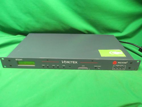 Polycom Vortex EF2241 Matrix Mixer 2201-82241-001 With Power Supply