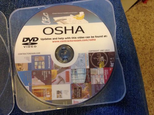 OSHA DVD contractorexam.com