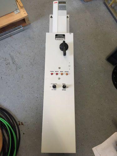 Abb ach401600912, 5hp, 15.3a. 240v, ac drive (vfd) with bypass for sale