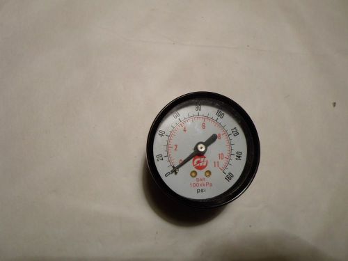No Name 1-5/8&#034;&#034; Pressure Gauge to 160psi - 1/8&#034; NPT - Tests OK