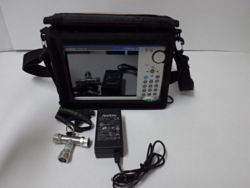 *tested* anritsu  mt8212e cell master, handheld base station analyzer w/cal kit for sale